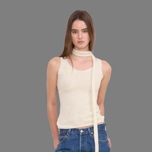 urban sophistication Samantha Top in Cream New with Tags!